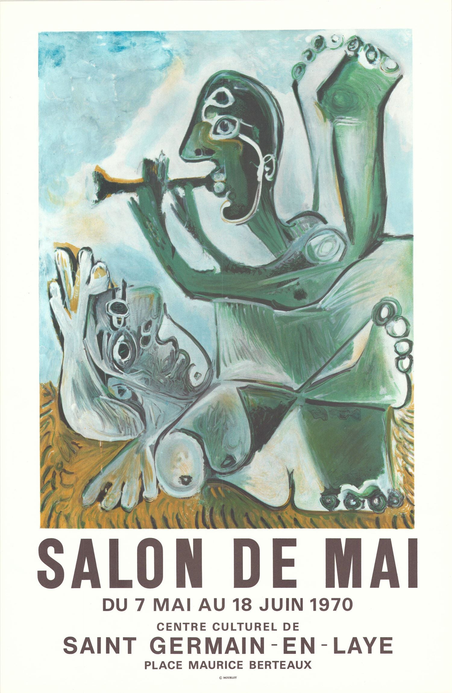 Salon de Mai - Centre Culturel St-Germain en Laye, Paris 1970
