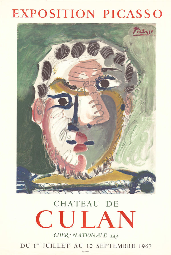 Exposition Picasso - Chateau de Culan 1967