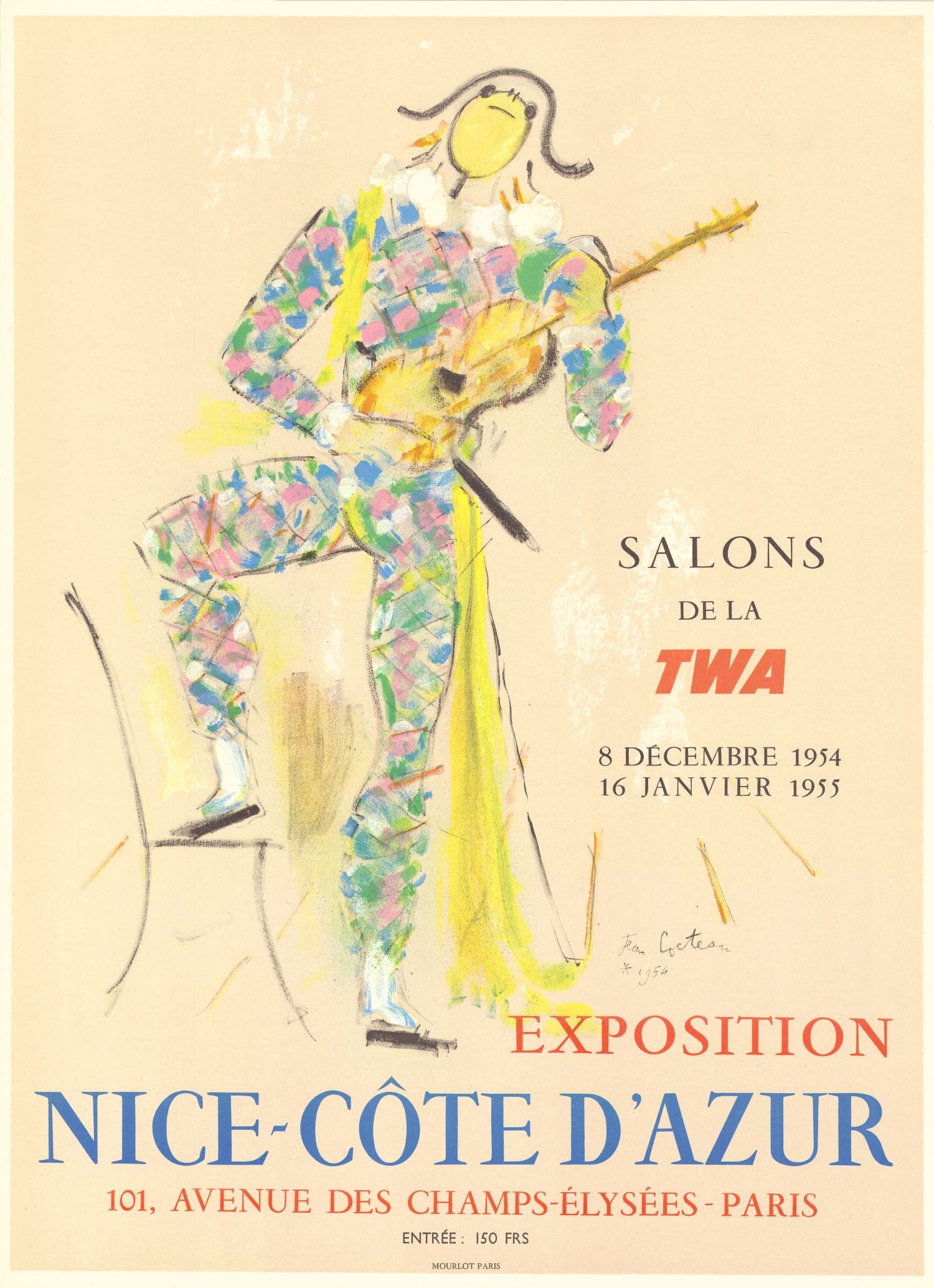 Salons de la TWA, Nice - Cote d'Azur, Paris 1954