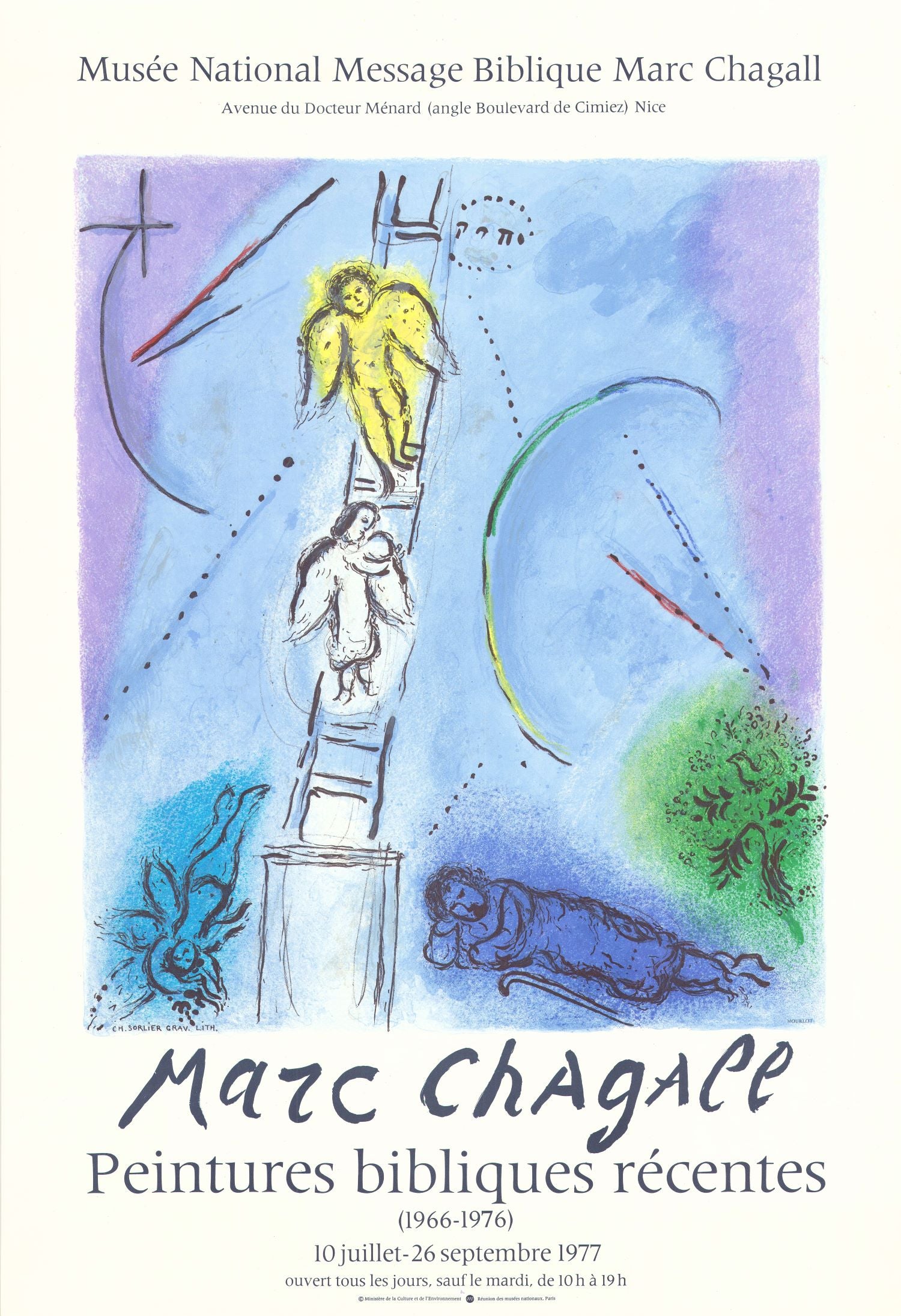 Musee National Message Biblique Marc Chagall, Nice 1977