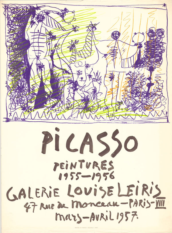 Picasso - Paintings 1955-1956, Paris, 1957