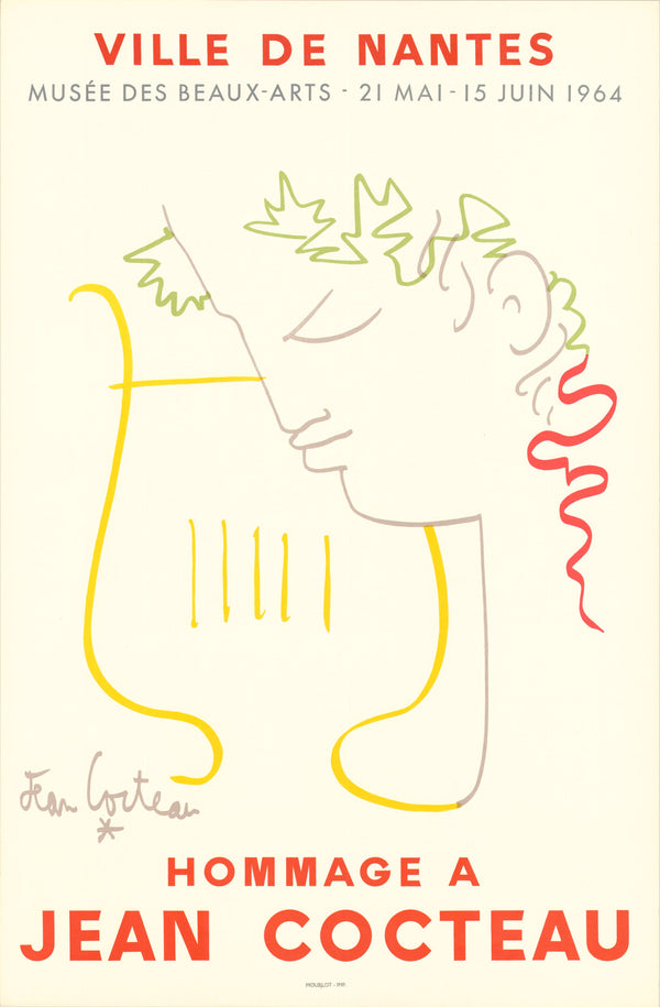 Hommage a Jean Cocteau, Musee Des Beaux Arts De Nantes, Nantes, 1964