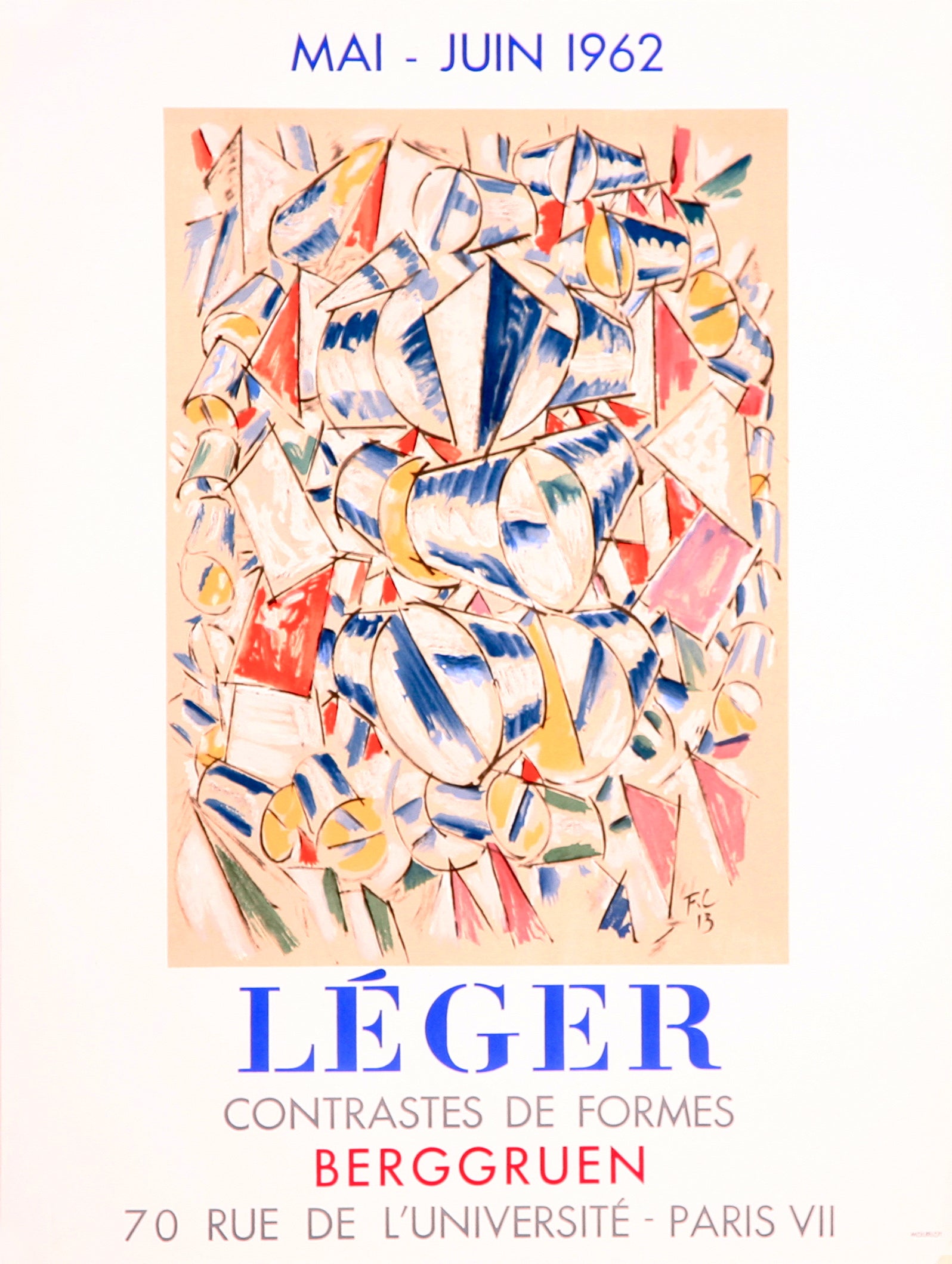 Contrastes de Formes Berggruen, Paris, 1962