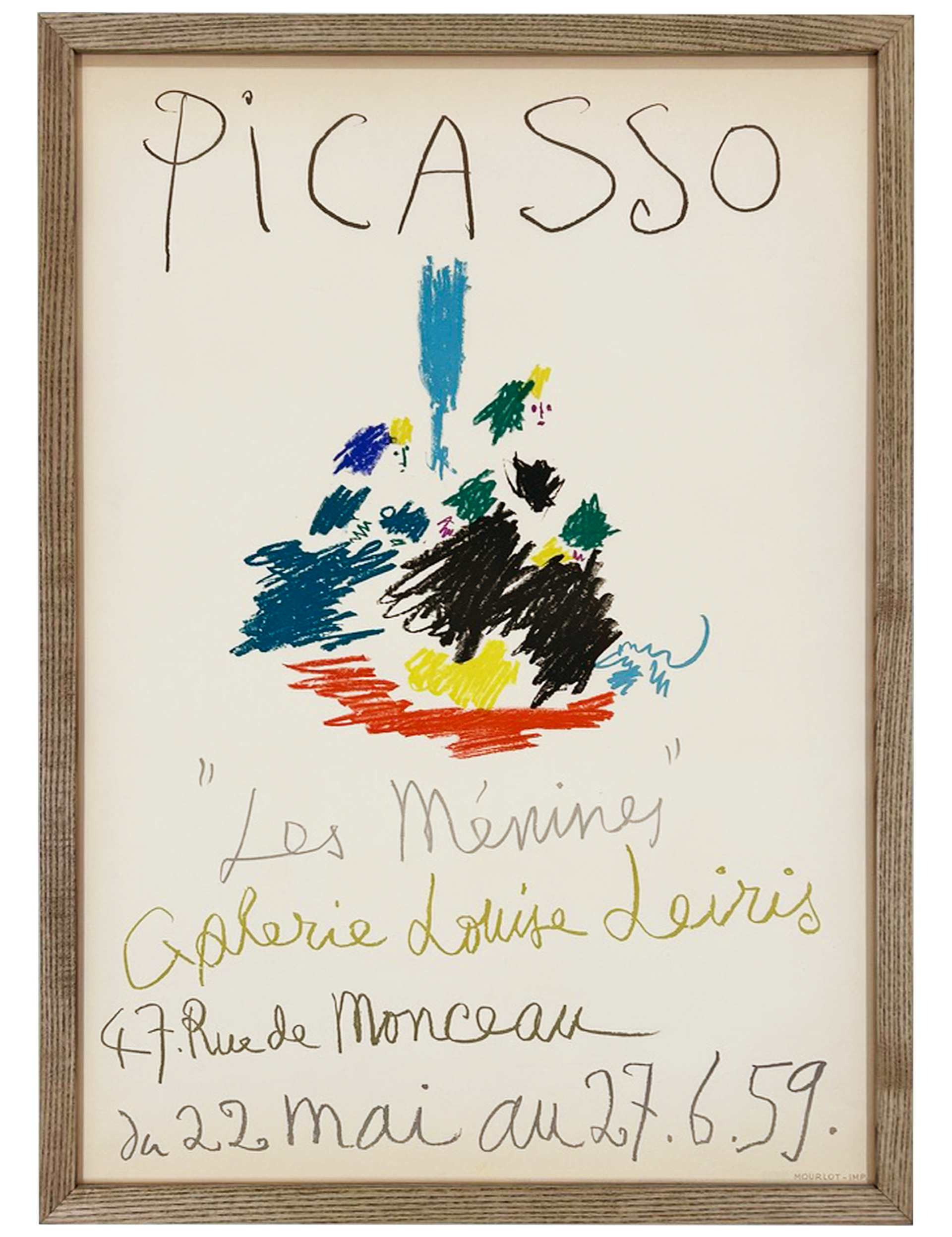 'Les Ménines' Galerie Louise Leiris, Paris, 1959