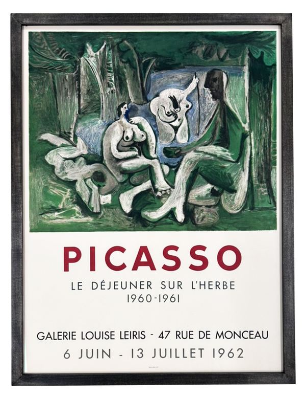 Le Déjeuner Sur L'Herbe - Galerie Louise Leiris, Paris 1962