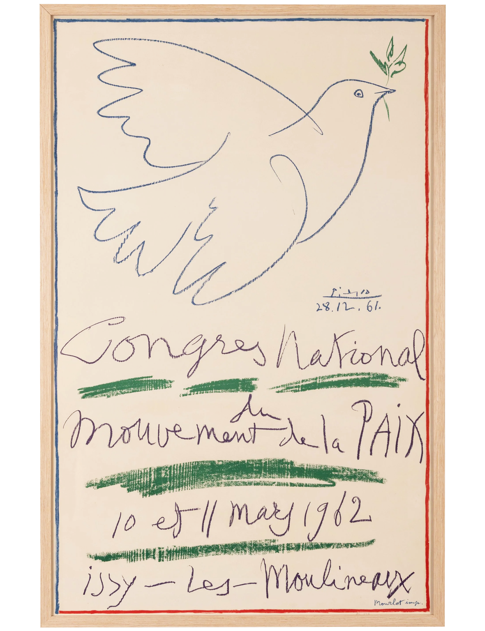 Congress National Du Movement De La Paix, Paris, 1962