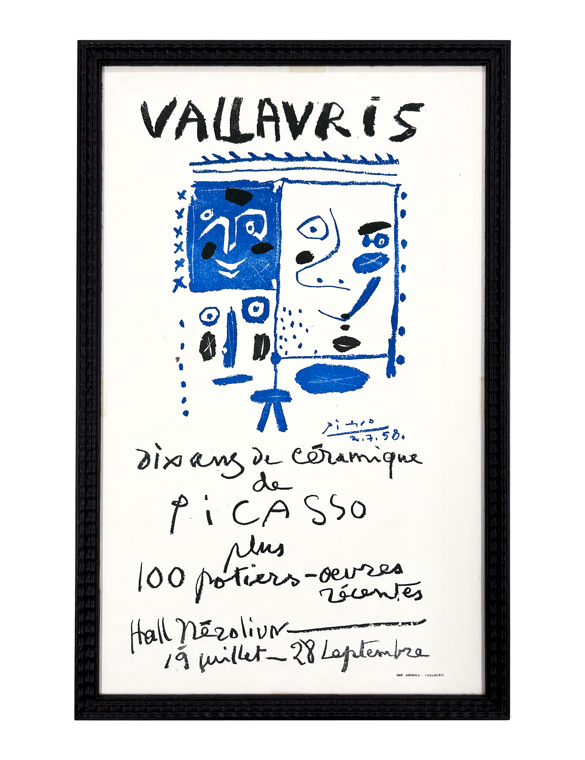 Vallauris - Dix Ans de Ceramique de Picasso, 1958