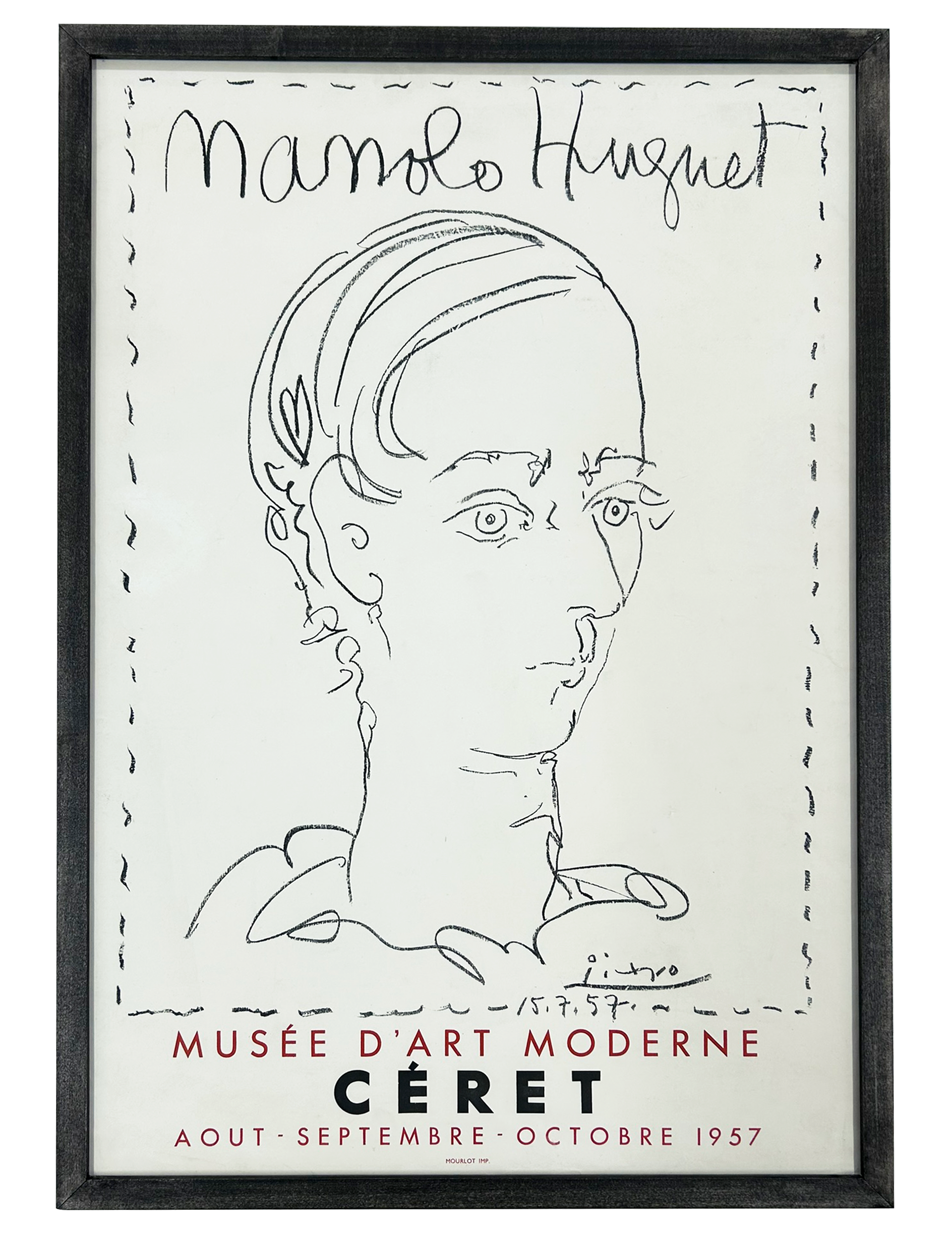 Manolo Huguet, Céret, 1957