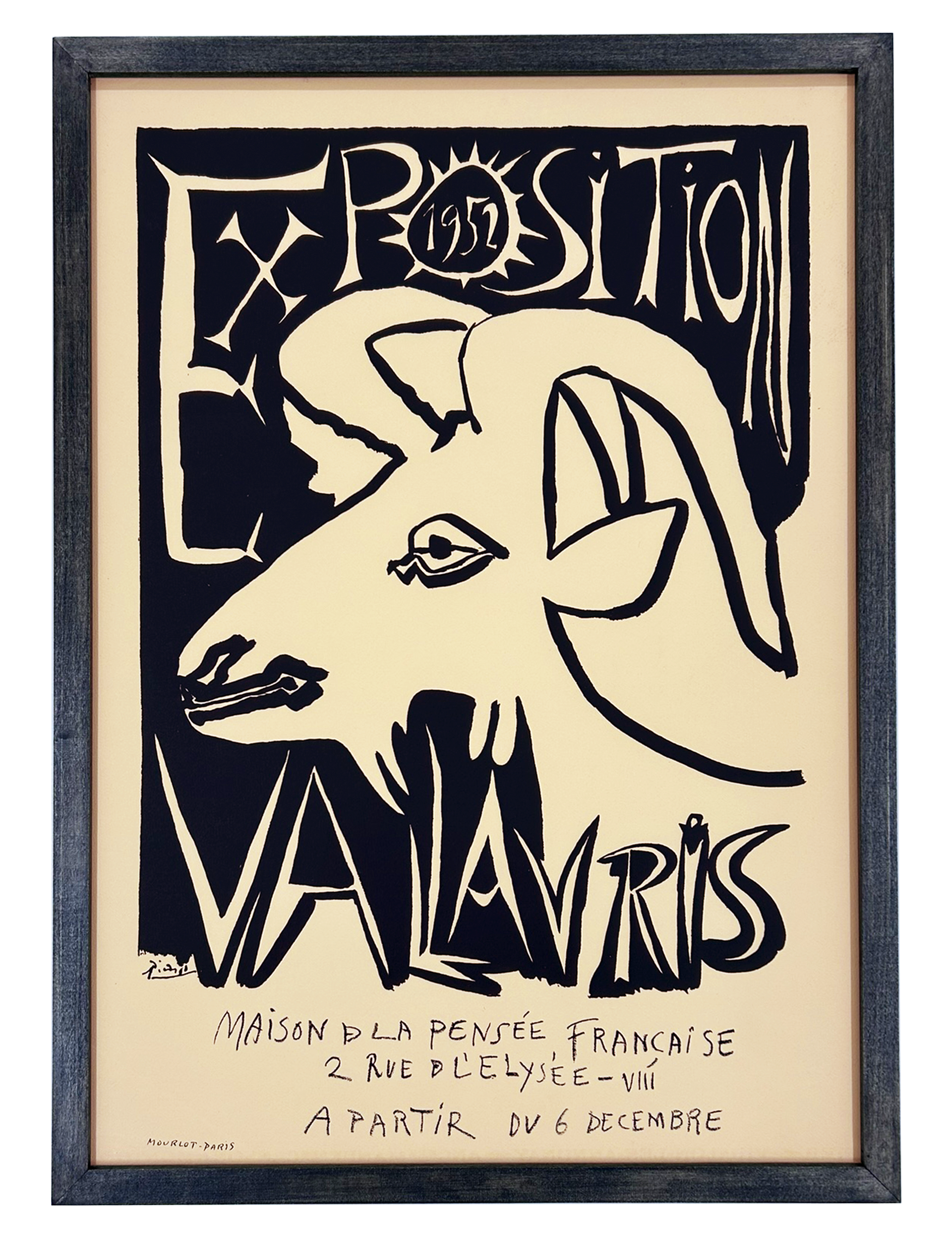Exposition Vallauris, Maison de la Pensée Française, Paris 1952
