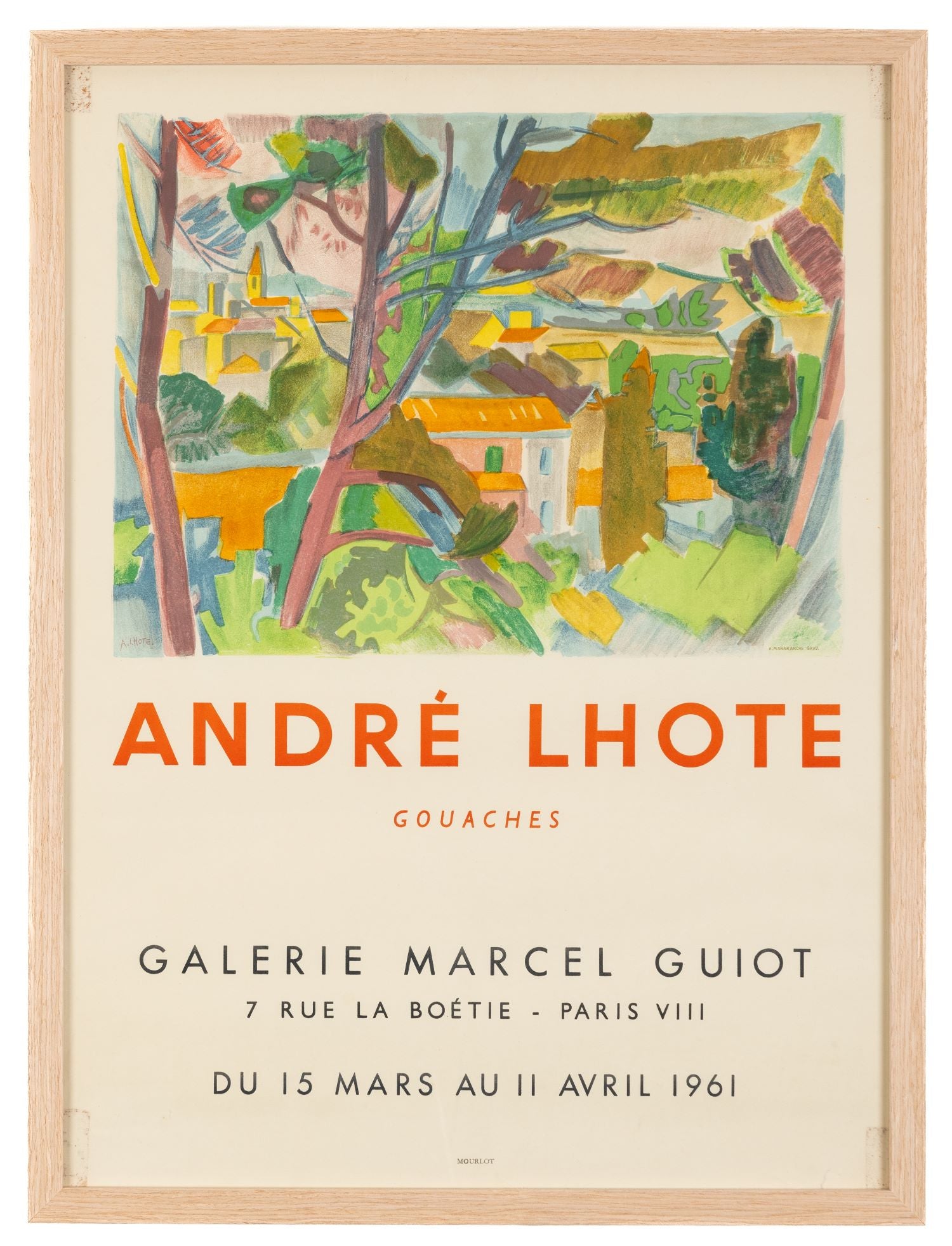 André Lhote Gouaches, 1961