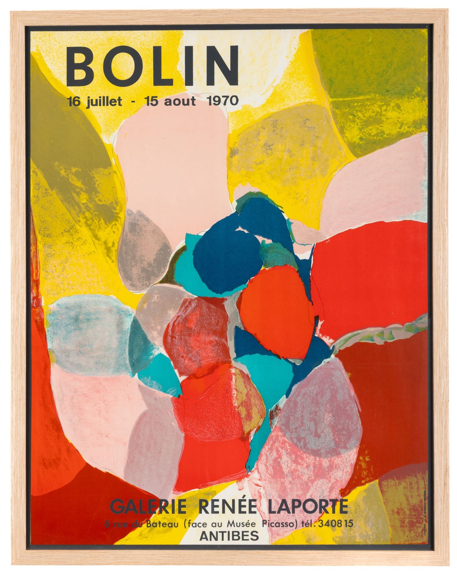 Galerie Renée Laporte, Antibes, 1970