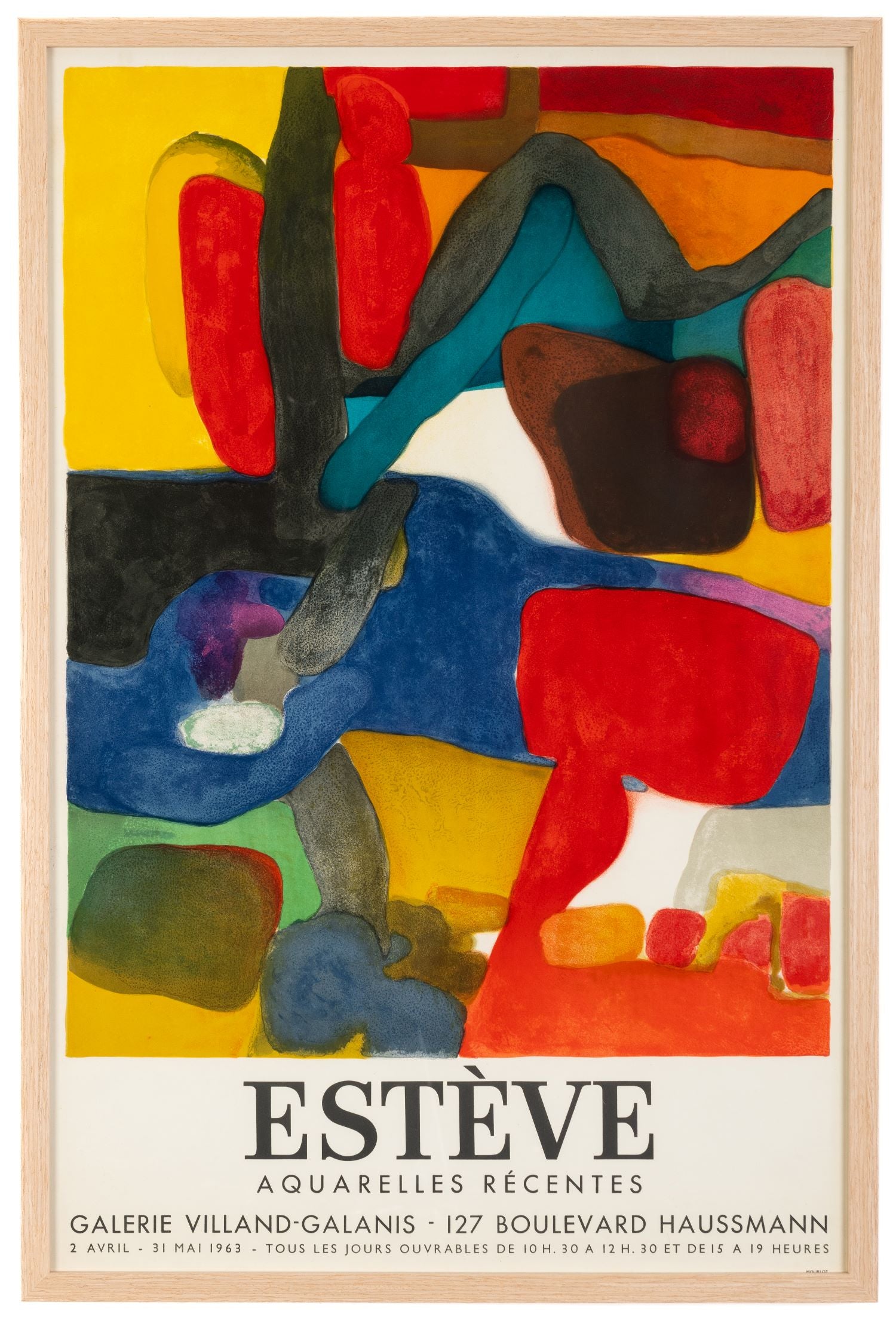 Aquarelles Récentes, Galerie Villand-Galanis, 1963