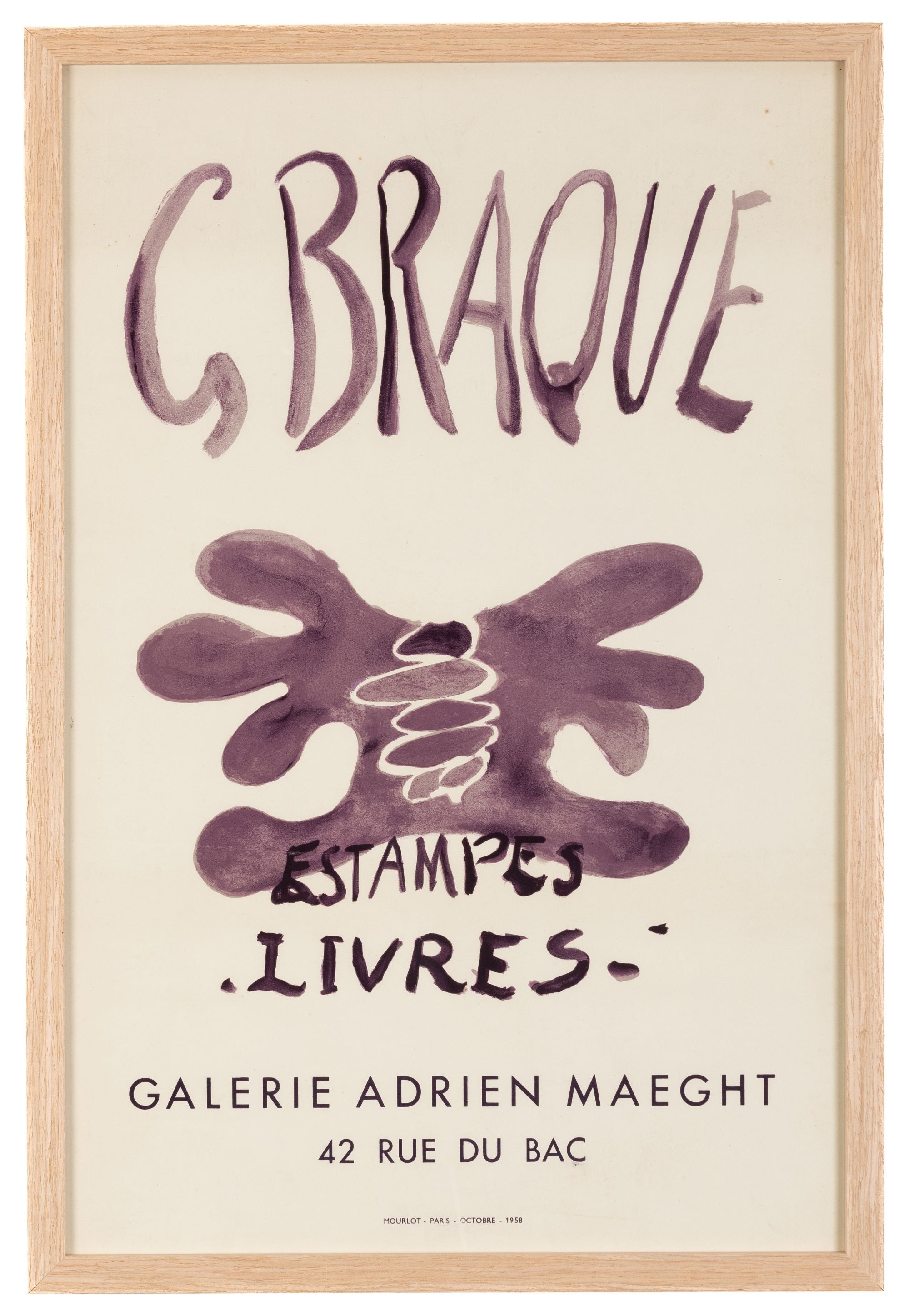 Estampes Liveres, Galerie Adrien Maeght, Paris 1958