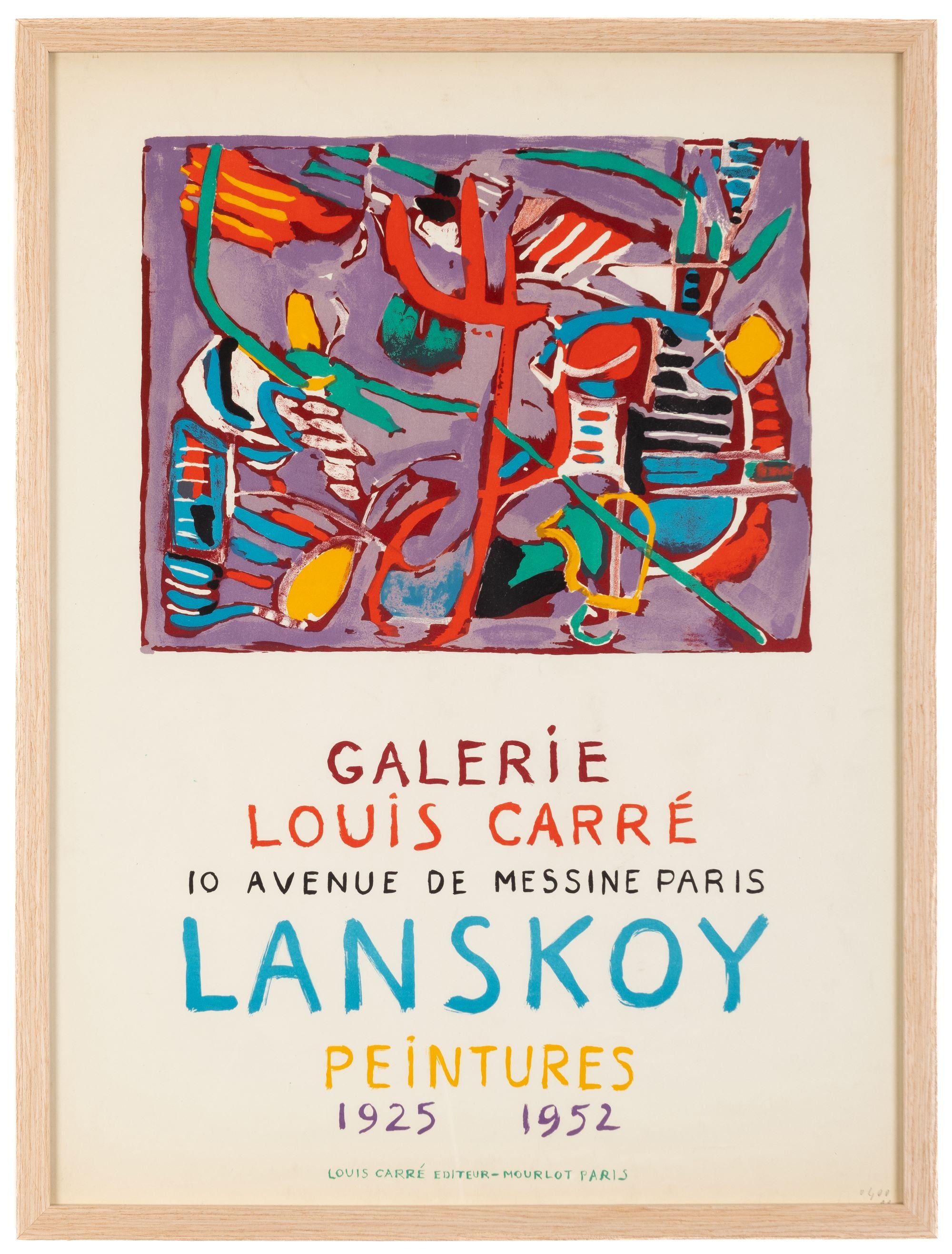 Galerie Louis Carré, Paris, 1952