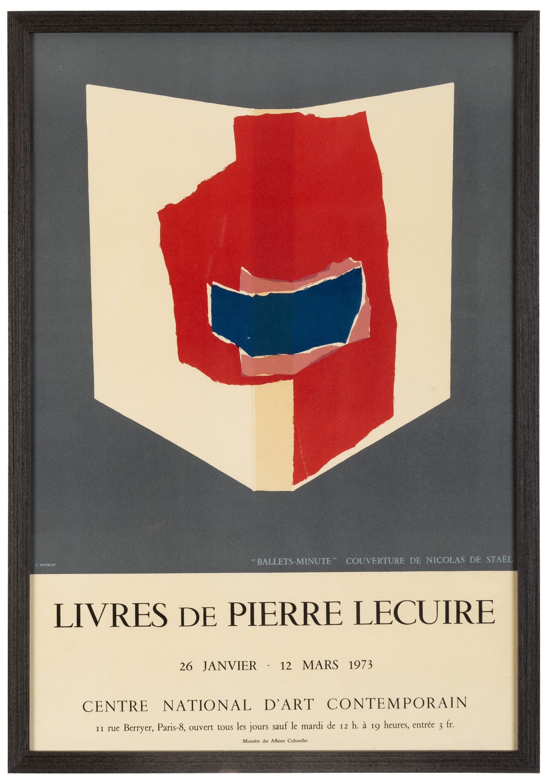 Livres de Pierre Lecuire, Centre National D'Art Contemporian, Paris, 1973