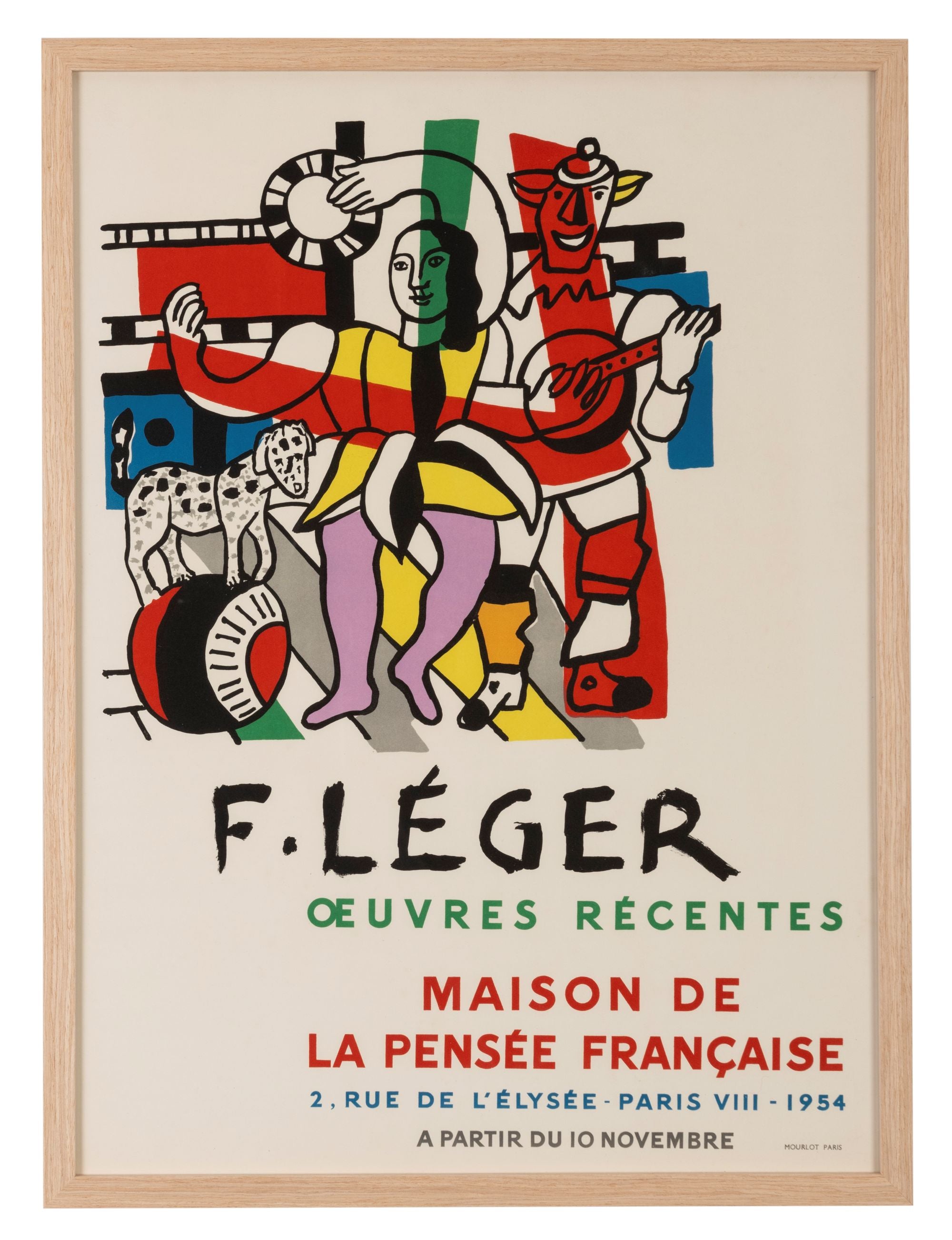 Œuvres récentes, Maison de la Pensée Française, Paris 1954