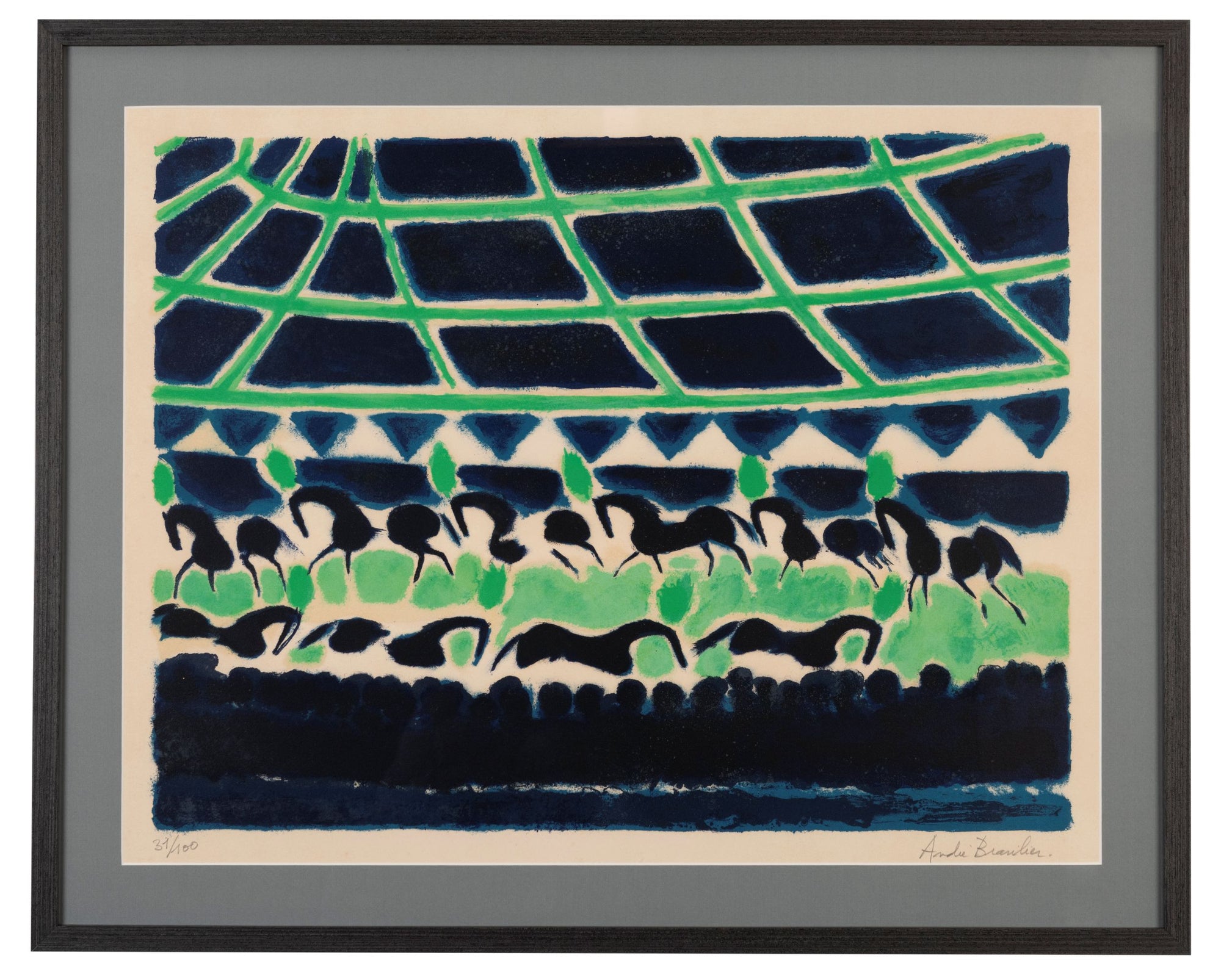 La Ronde Des Chevaux De Cirque (Vert) - The Carousel of Circus Horses (Green), 1970