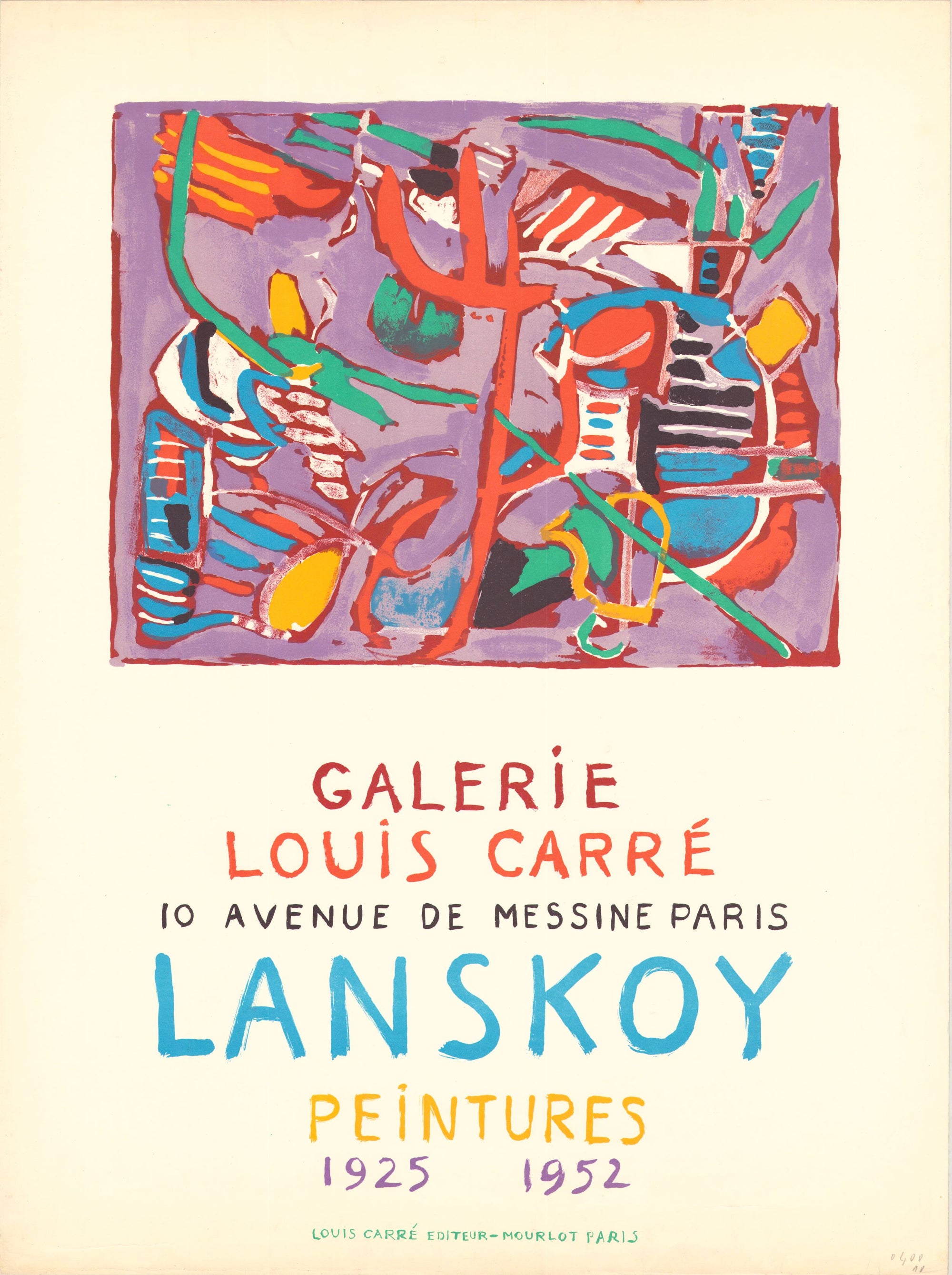 Galerie Louis Carré, Paris, 1952