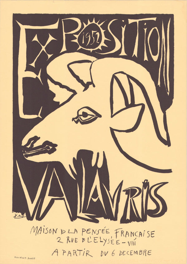 Exposition Vallauris, Maison de la Pensée Française, Paris 1952