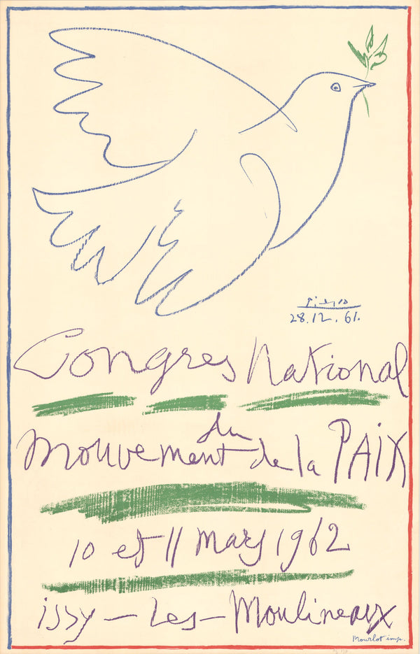 Congress National Du Movement De La Paix, Paris, 1962