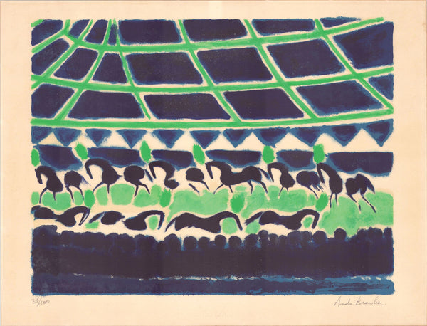 La Ronde Des Chevaux De Cirque (Vert) - The Carousel of Circus Horses (Green), 1970