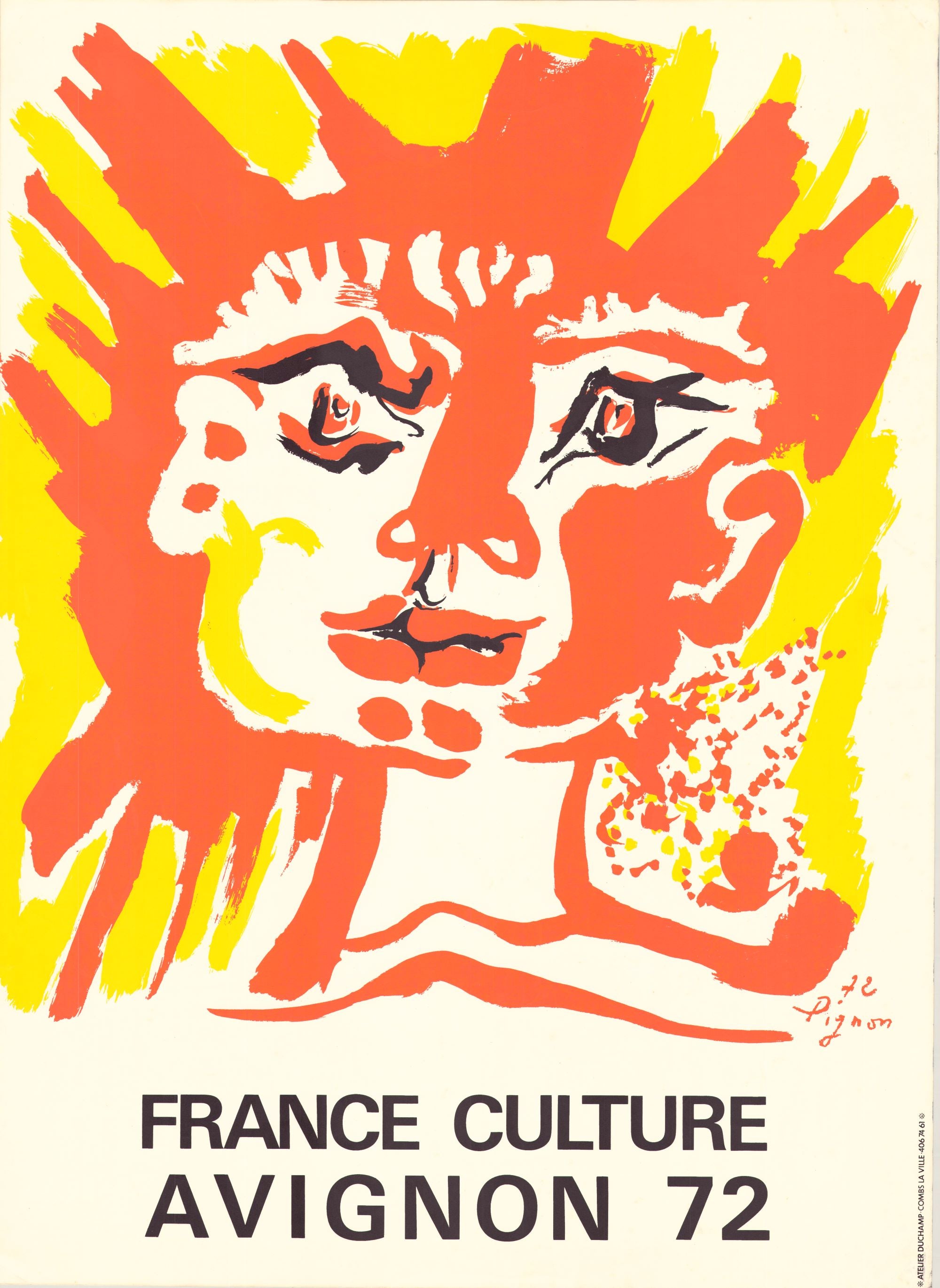 France Culture, Avignon, 1972