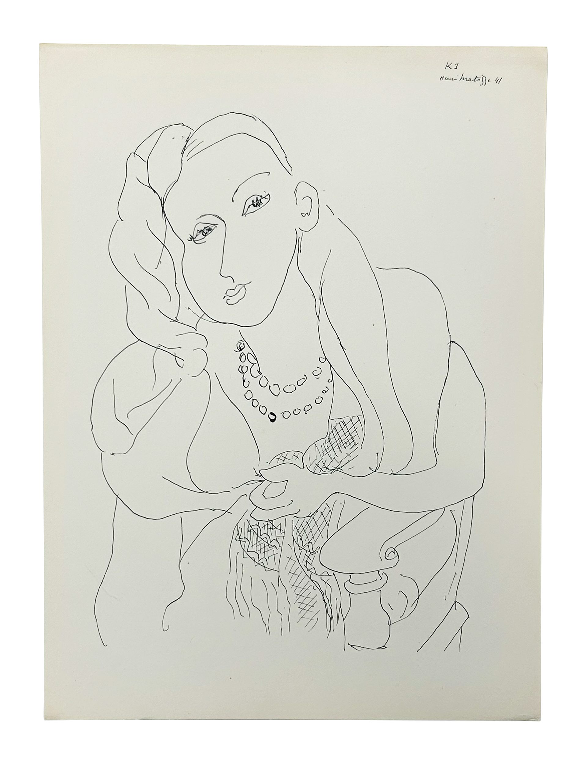 Woman With A Pearl Necklace, 1943