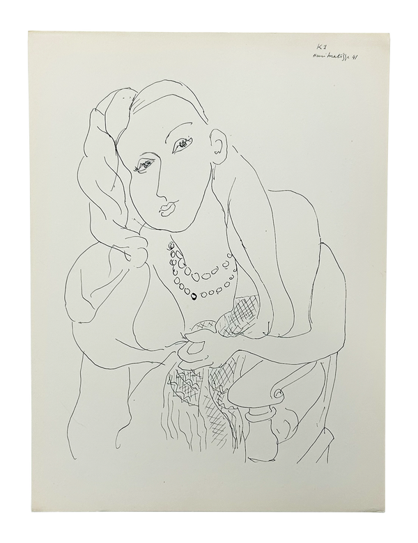 Woman With A Pearl Necklace, 1943