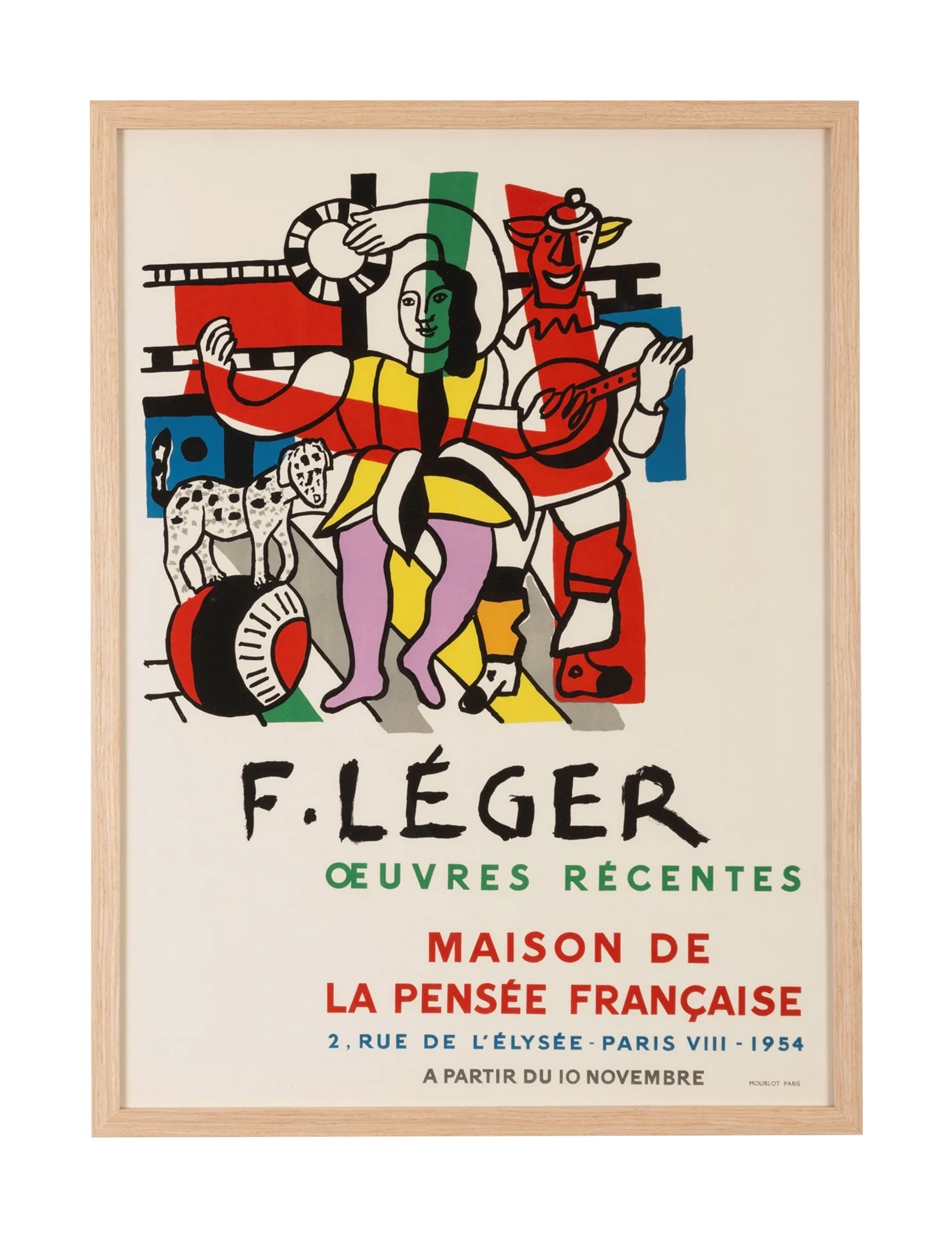 Œuvres récentes, Maison de la Pensée Française, Paris 1954