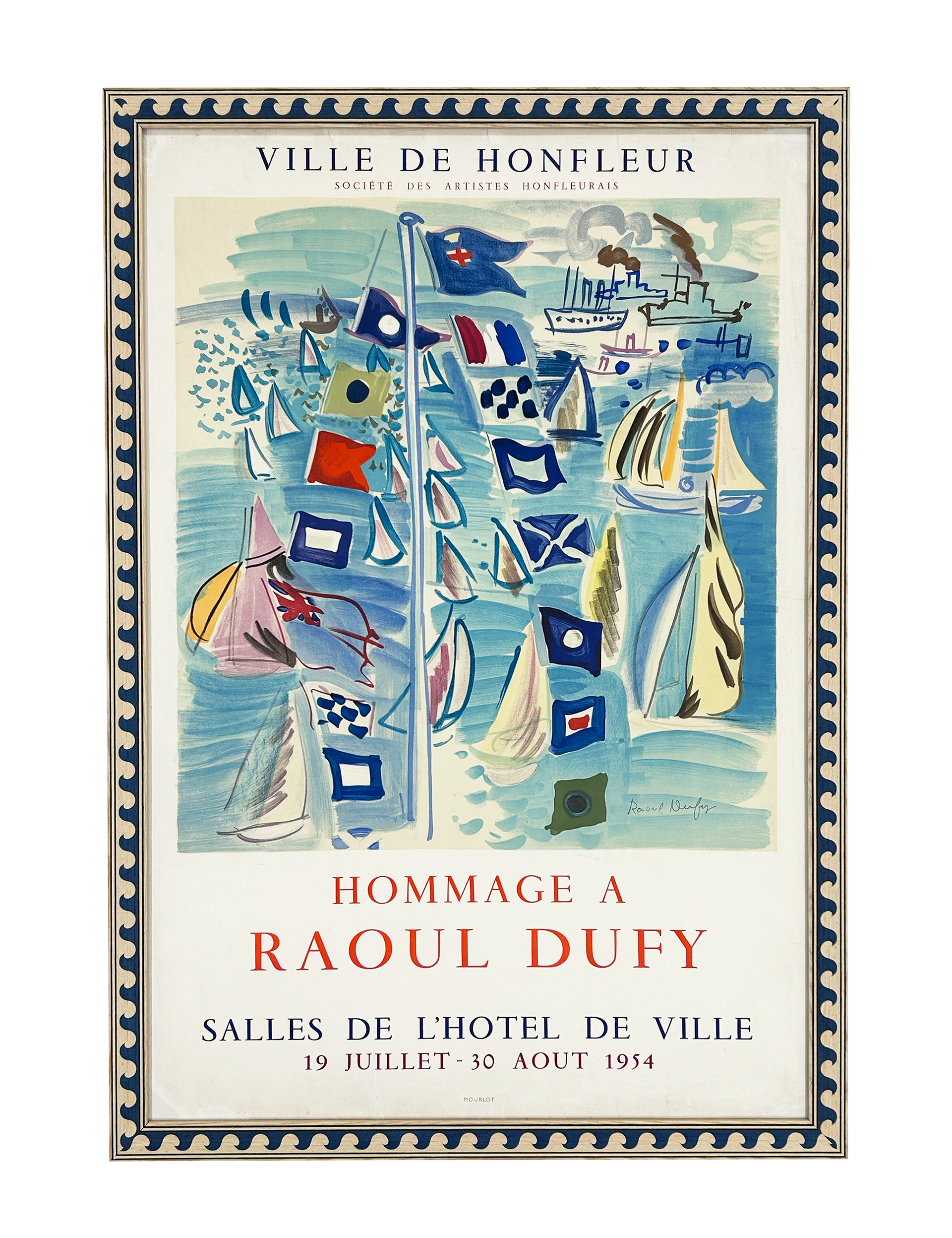Hommage a Raoul Dufy, Ville de Honfleur, 1954