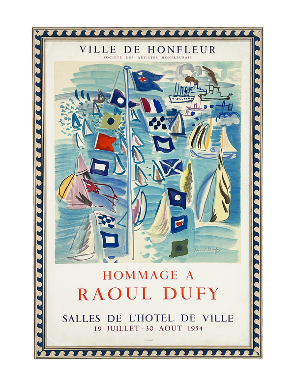 Hommage a Raoul Dufy, Ville de Honfleur, 1954