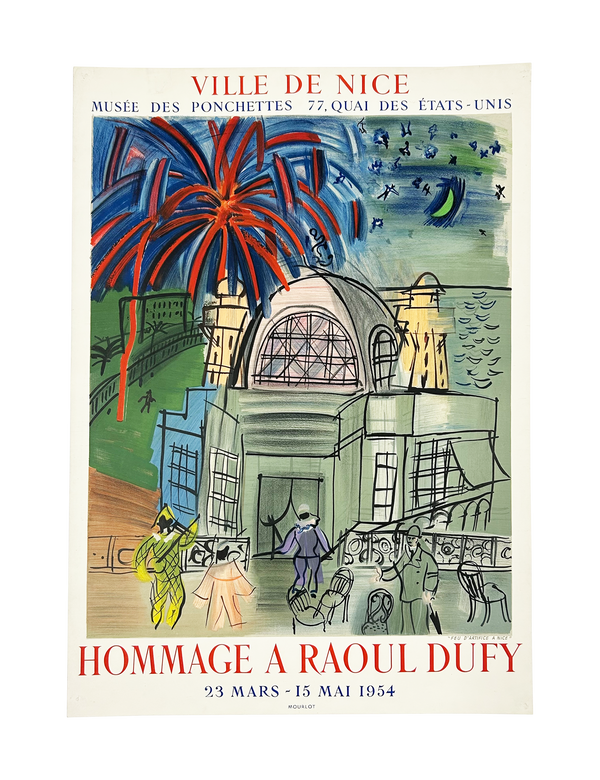 Hommage à Raoul Dufy. Ville de Nice, Musée des Ponchettes, 1954