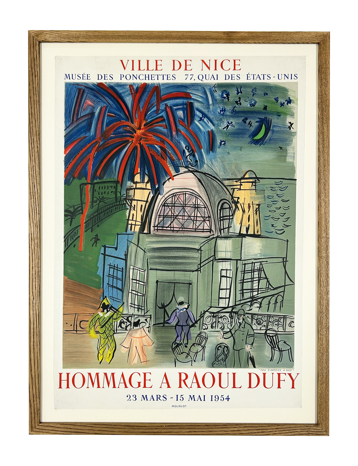 Hommage à Raoul Dufy. Ville de Nice, Musée des Ponchettes, 1954