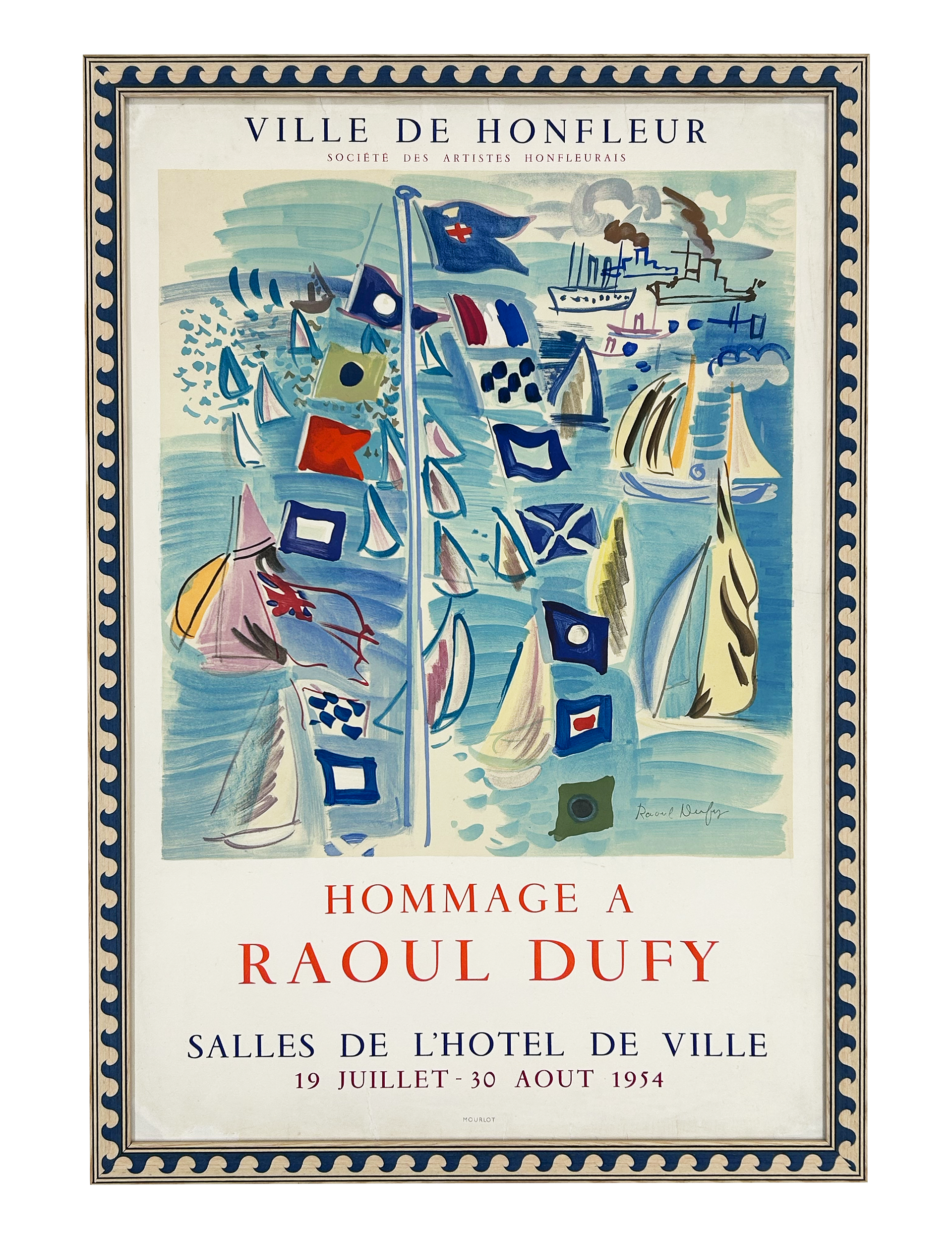 Hommage a Raoul Dufy, Ville de Honfleur, 1954