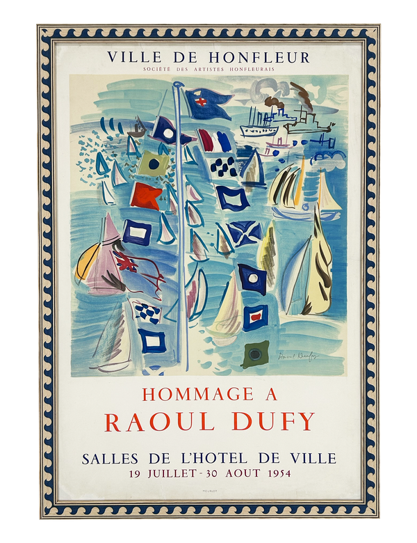 Hommage a Raoul Dufy, Ville de Honfleur, 1954