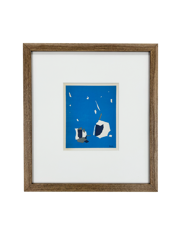 Composition fond bleu ciel, 1958