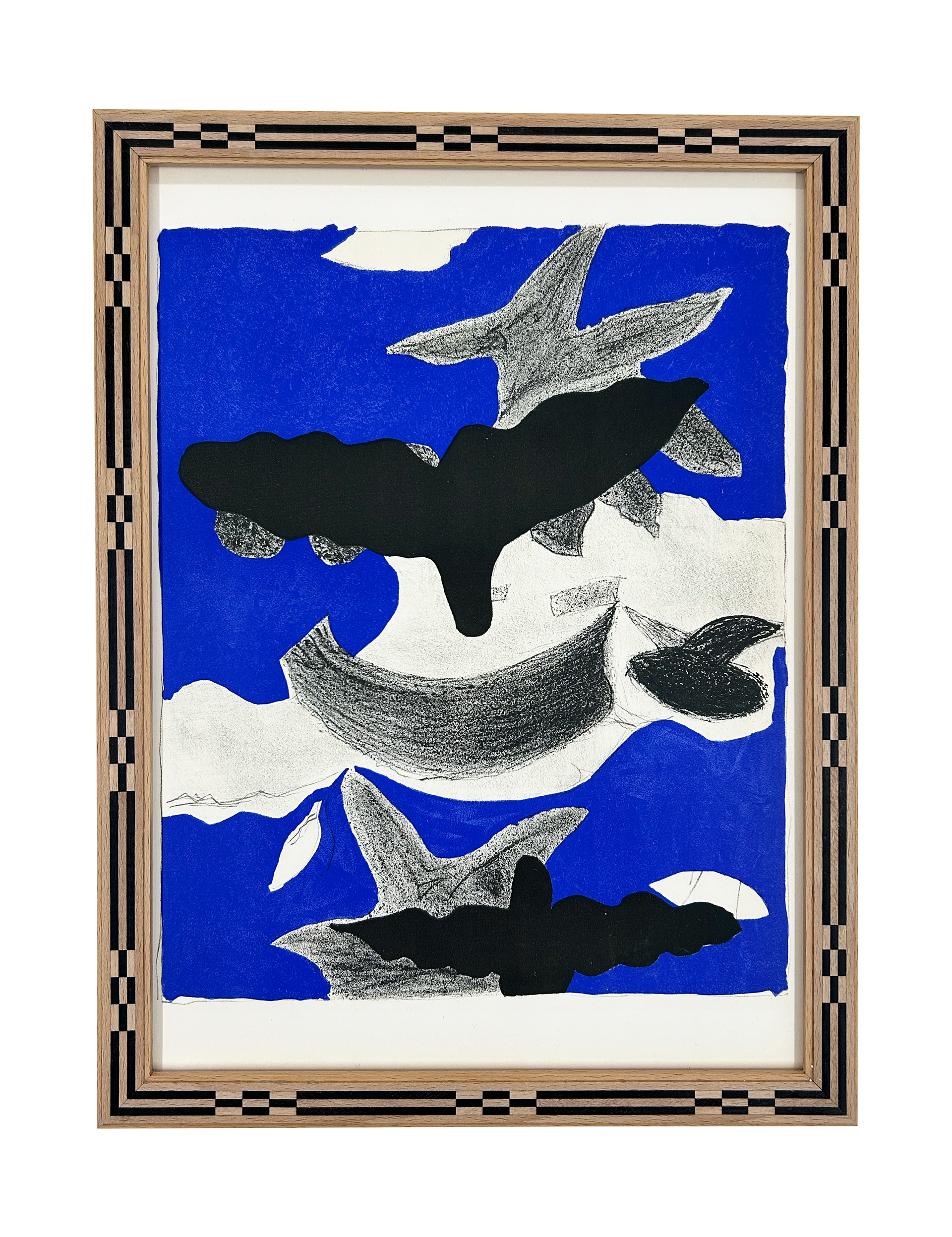 Deux Oiseaux avec Nuages, 1955