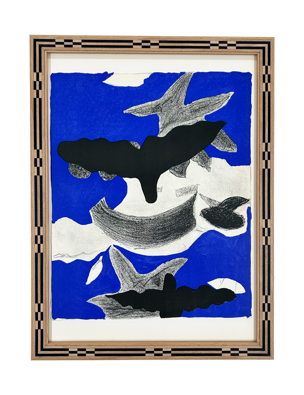 Deux Oiseaux avec Nuages, 1955