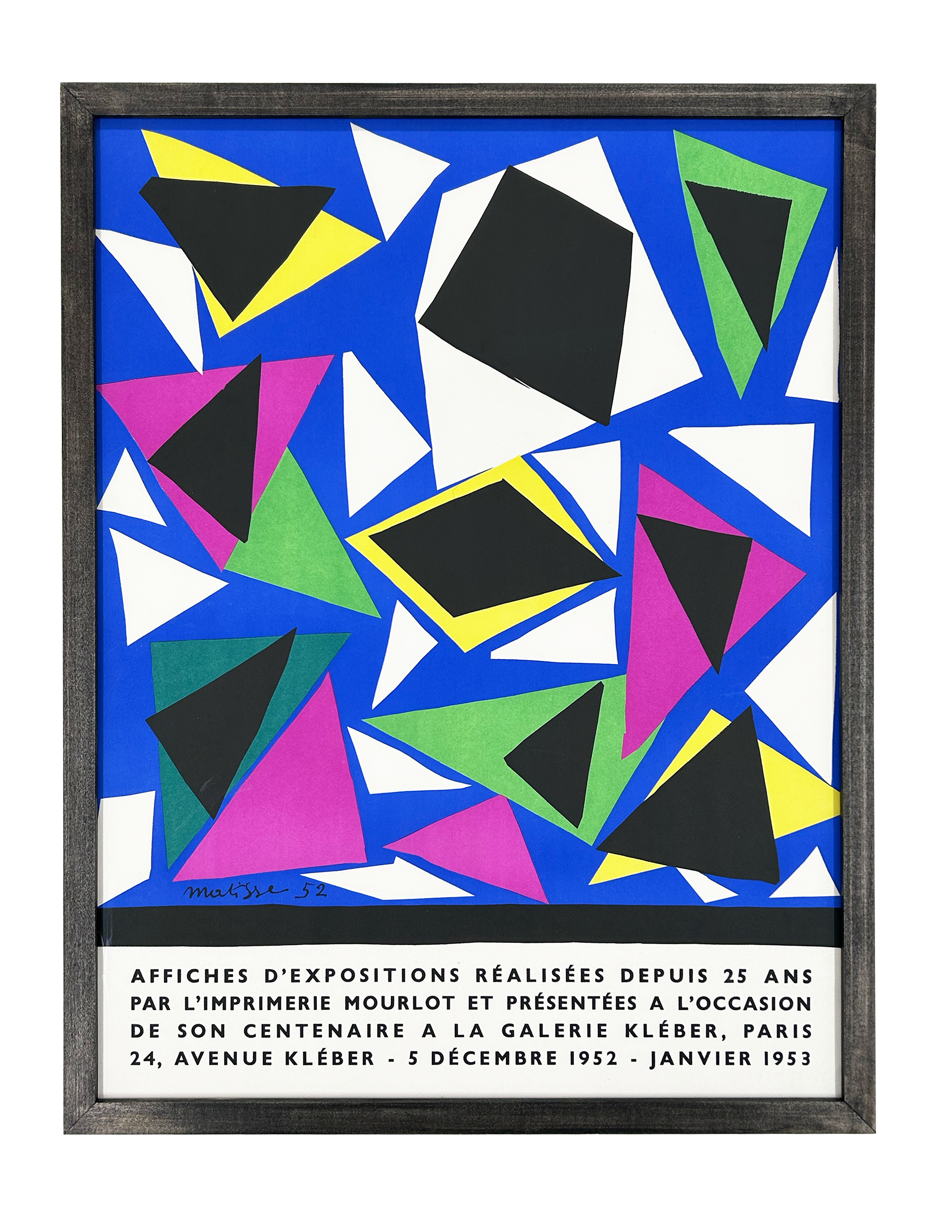 Exposition D'Affiches  Kleber Gallery, Paris 1952
