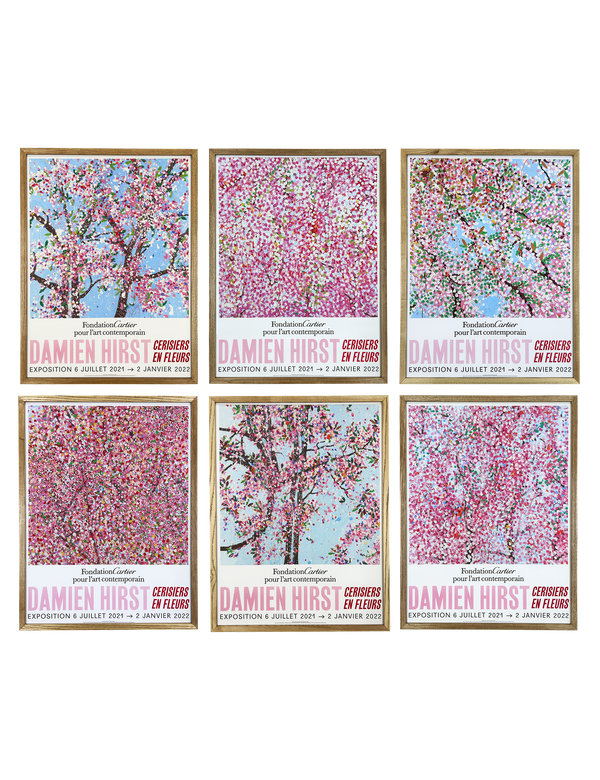 Set of 6, Exhibition at Foundation Cartier - Wonderful World Blossom, 2021