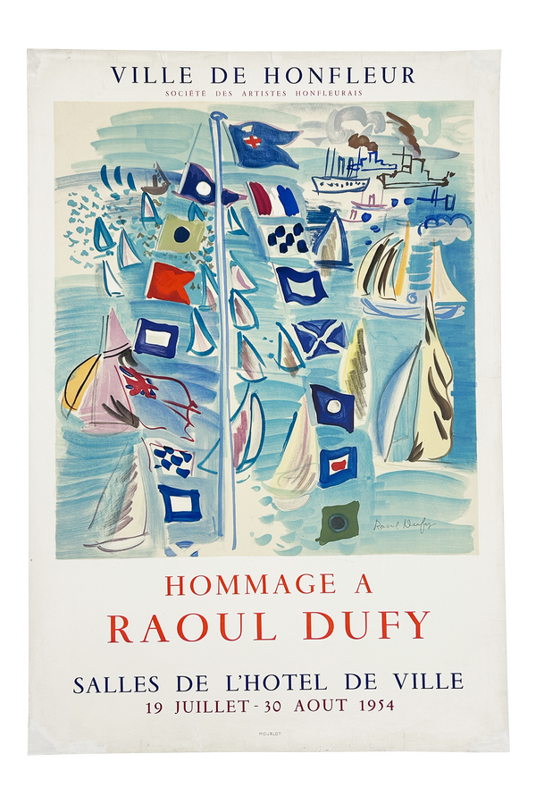 Hommage a Raoul Dufy, Ville de Honfleur, 1954