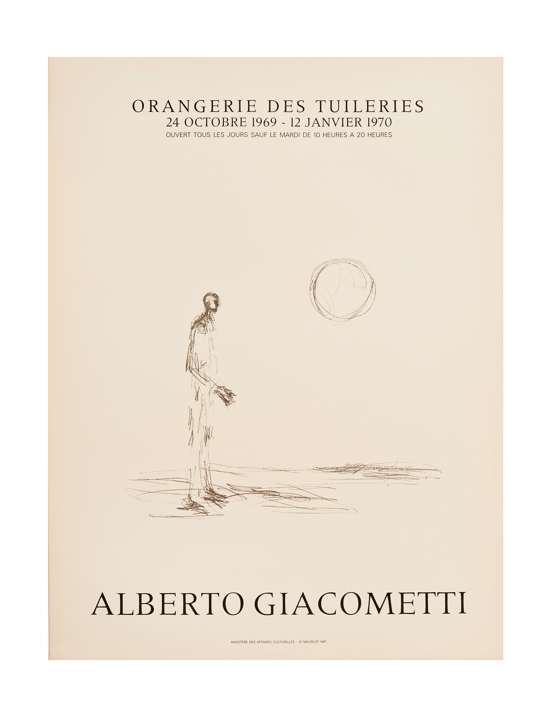 Man Walking in the Sun - Orangerie des Tuileries, 1969