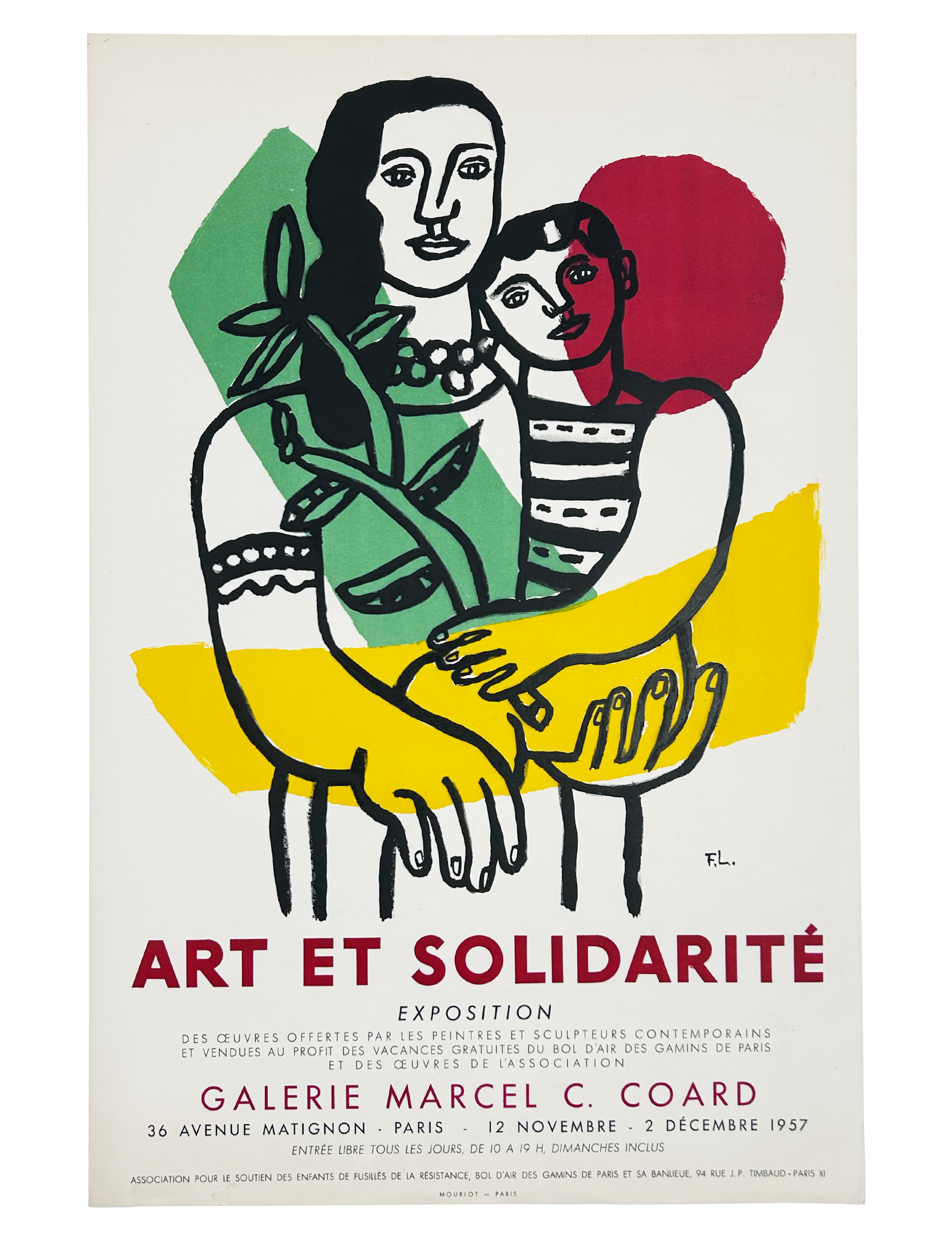 Art et Solidarite, Galerie Marcel C. Coard, 1957